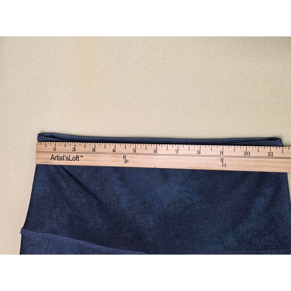 Onzie Leggings Women's Size M Navy Blue Black Yoga Gym Athletic Pants - Picture 6 of 8